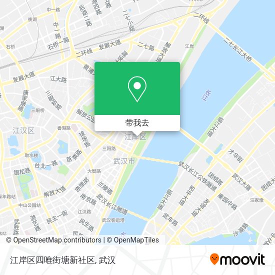 江岸区四唯街塘新社区地图