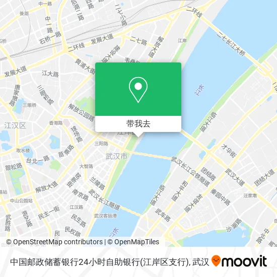 中国邮政储蓄银行24小时自助银行(江岸区支行)地图