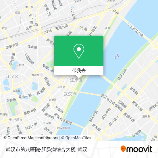 武汉市第八医院-肛肠病综合大楼地图