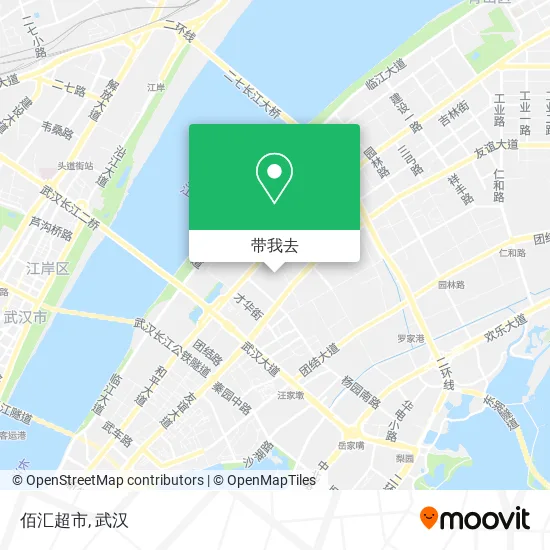 佰汇超市地图