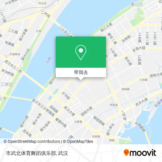 市武北体育舞蹈俱乐部地图