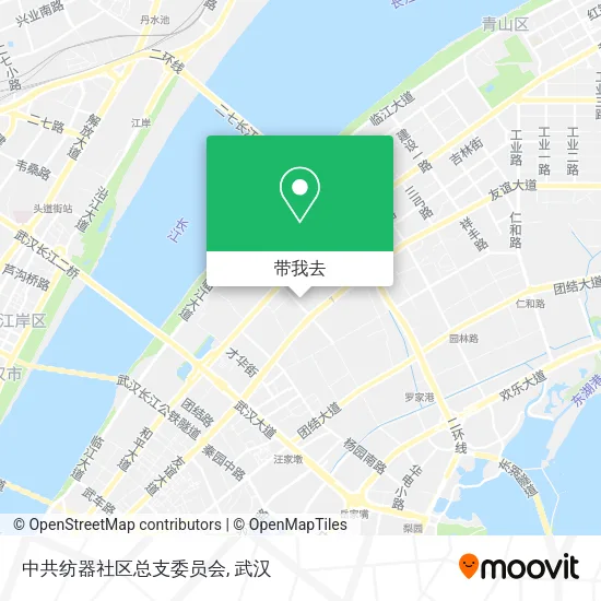 中共纺器社区总支委员会地图