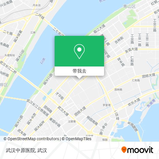 武汉中原医院地图