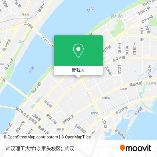 武汉理工大学(余家头校区)地图