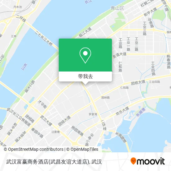 武汉富赢商务酒店(武昌友谊大道店)地图