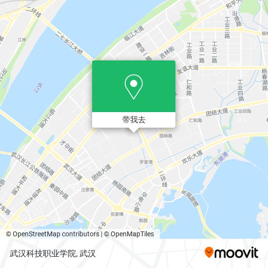 武汉科技职业学院地图