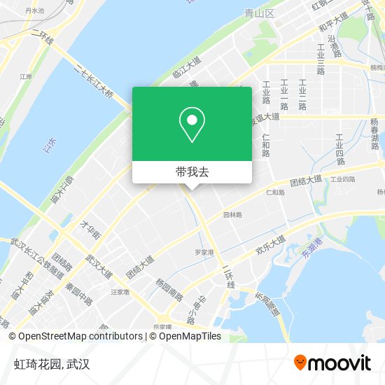 虹琦花园地图