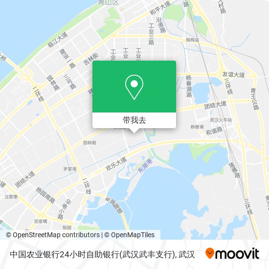 中国农业银行24小时自助银行(武汉武丰支行)地图