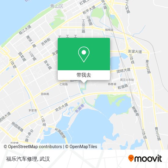 福乐汽车修理地图