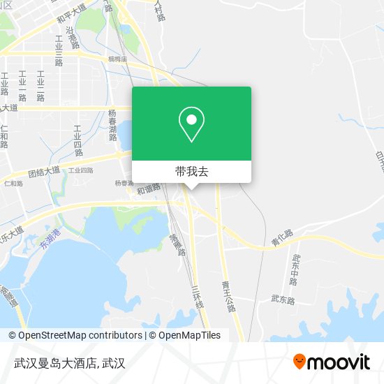 武汉曼岛大酒店地图
