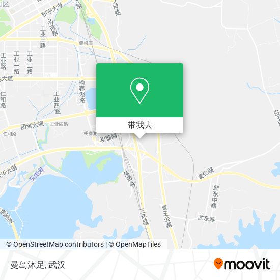 曼岛沐足地图