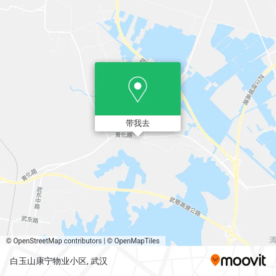 白玉山康宁物业小区地图