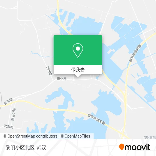 黎明小区北区地图