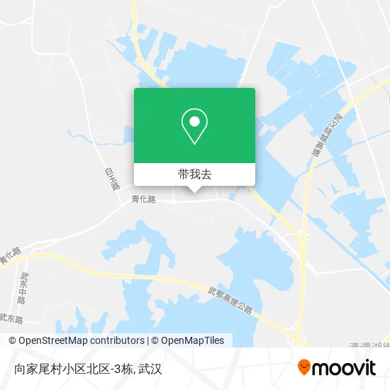 向家尾村小区北区-3栋地图