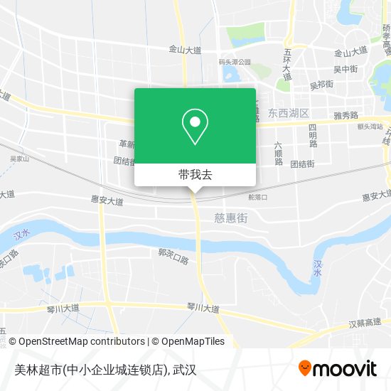 美林超市(中小企业城连锁店)地图