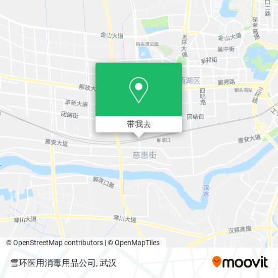 雪环医用消毒用品公司地图