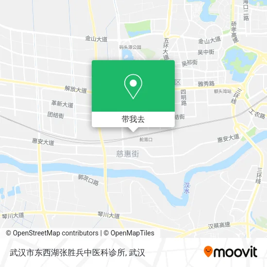 武汉市东西湖张胜兵中医科诊所地图
