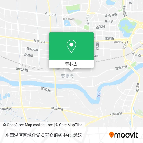 东西湖区区域化党员群众服务中心地图