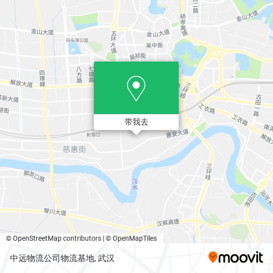 中远物流公司物流基地地图