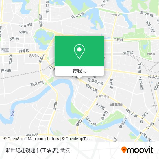 新世纪连锁超市(工农店)地图