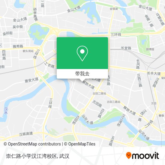 崇仁路小学汉江湾校区地图