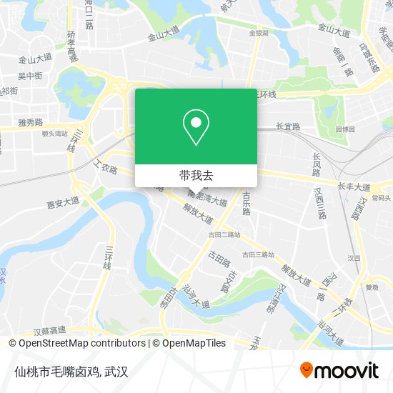 仙桃市毛嘴卤鸡地图