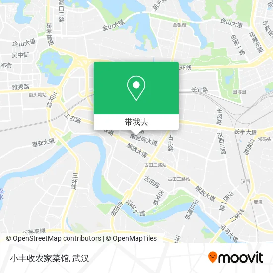 小丰收农家菜馆地图