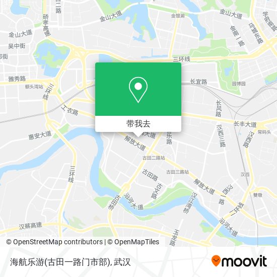 海航乐游(古田一路门市部)地图