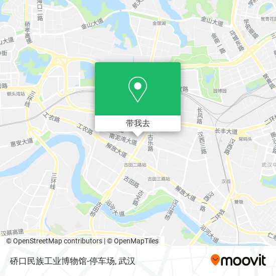 硚口民族工业博物馆-停车场地图