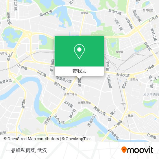 一品鲜私房菜地图