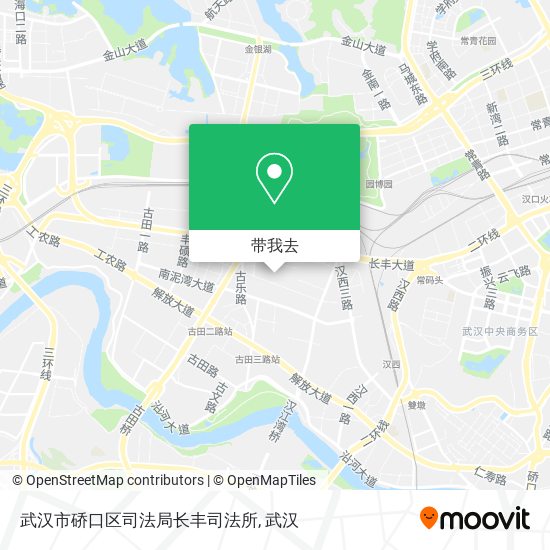 武汉市硚口区司法局长丰司法所地图