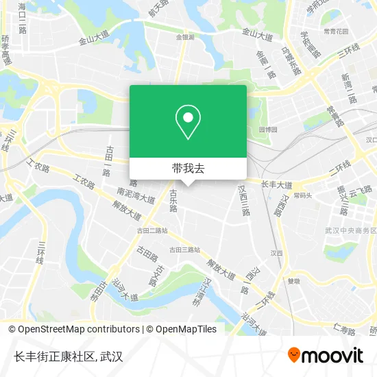 长丰街正康社区地图
