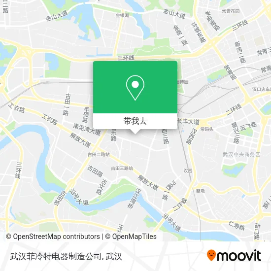 武汉菲冷特电器制造公司地图