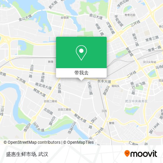 盛惠生鲜市场地图