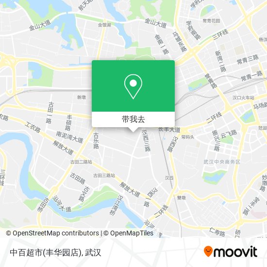 中百超市(丰华园店)地图