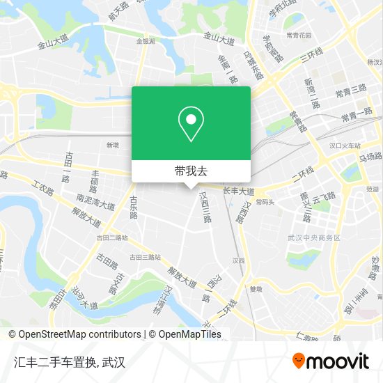 汇丰二手车置换地图