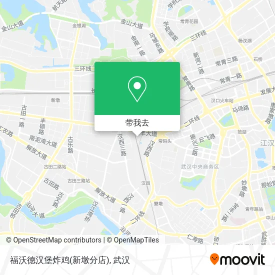 福沃德汉堡炸鸡(新墩分店)地图