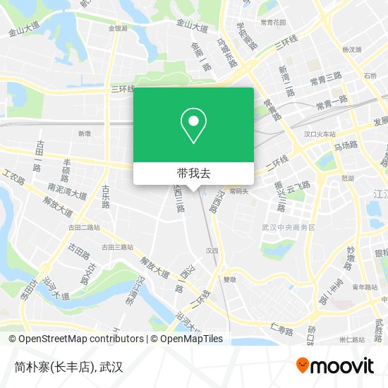 简朴寨(长丰店)地图