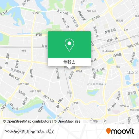 常码头汽配用品市场地图