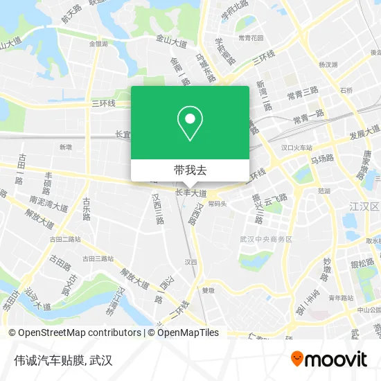 伟诚汽车贴膜地图