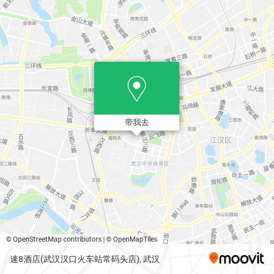 速8酒店(武汉汉口火车站常码头店)地图