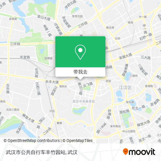 武汉市公共自行车丰竹园站地图