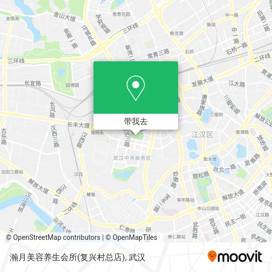 瀚月美容养生会所(复兴村总店)地图