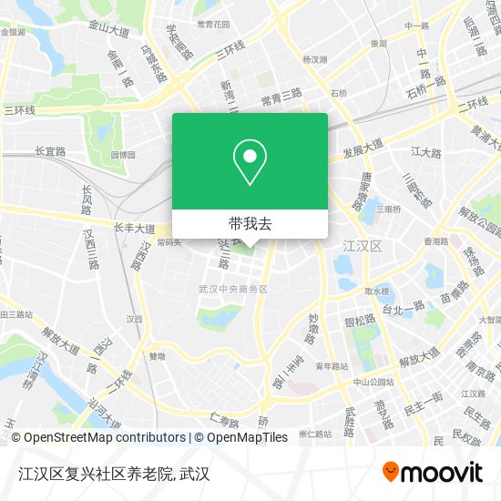 江汉区复兴社区养老院地图