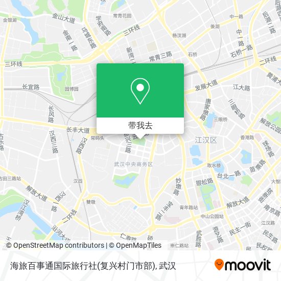 海旅百事通国际旅行社(复兴村门市部)地图
