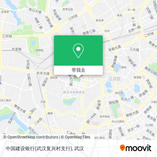 中国建设银行(武汉复兴村支行)地图