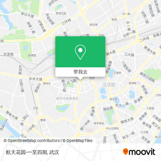 航天花园-一至四期地图