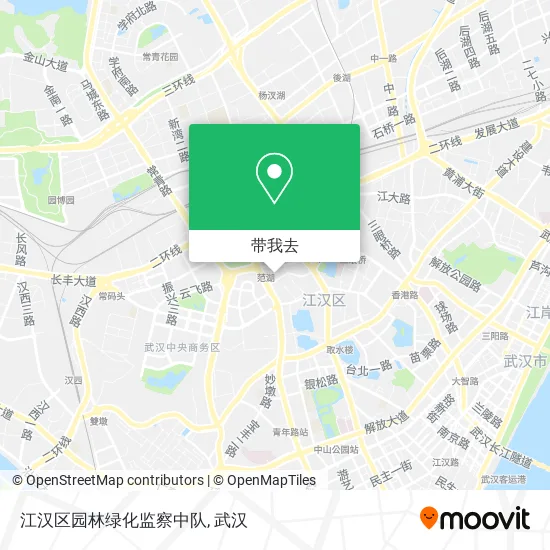 江汉区园林绿化监察中队地图