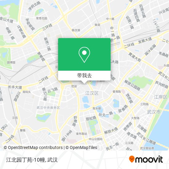 江北园丁苑-10幢地图
