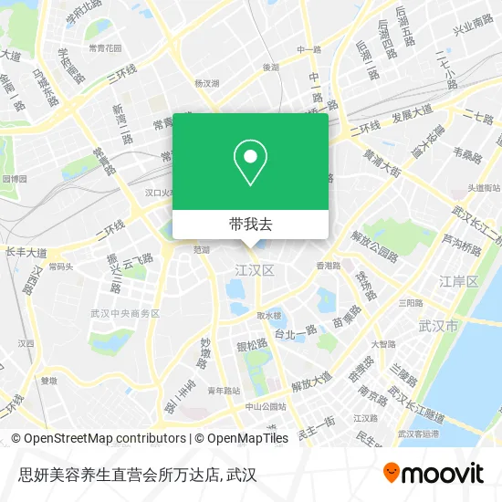 思妍美容养生直营会所万达店地图